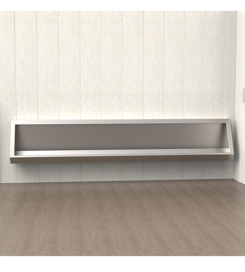 Customized stainless steel urinals, suspended wall-mounted men's toilets, and three-dimensional urinals for hospitals, prisons, and schools undefined