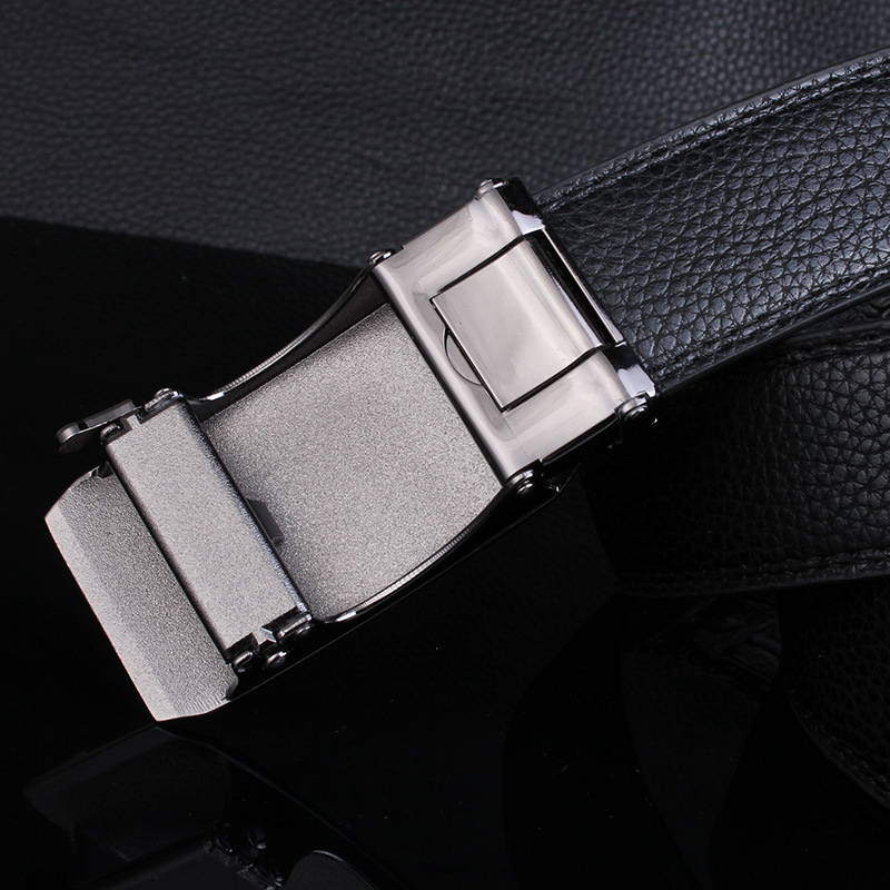 New Hot Perfume Crocodile Belt Men's High End Cowhide Leather Automatic Belt Buckle Men's Waist Seal Casual Pants_voghion.com