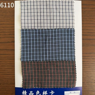ins风韩系薄款细格纹衬衫服装面料沙发套里布桌布装饰布外贸