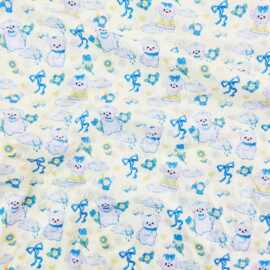 自主设计2025新款数码印花卡通花布服饰服装工艺家纺用品纯棉面料