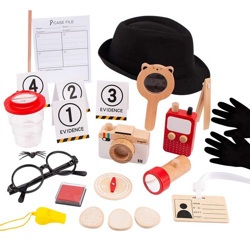 Ce niño de madera rompecabezas juego de roles ciencia y educación juego de juguetes de casa para niños recuerdo de cumpleaños de jardín de infantes
