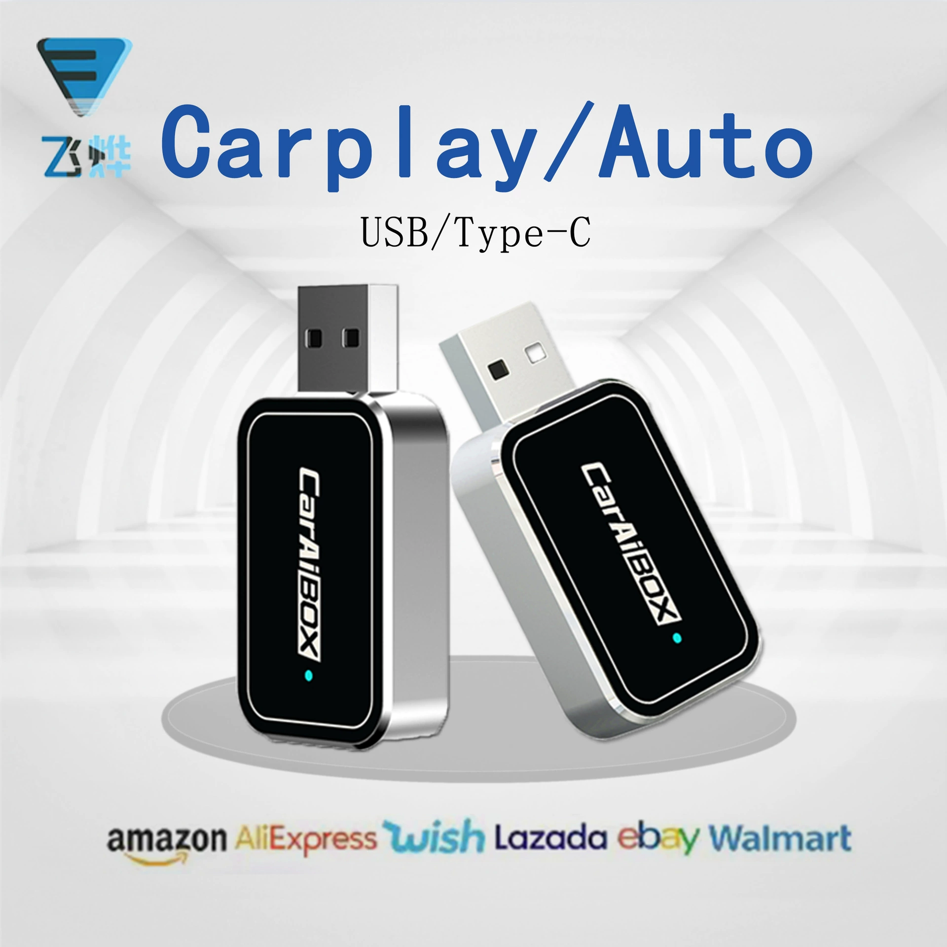 Кросс-граница USB CarPlay коробка оригинальный автомобильный кабель беспроводной прямой штекер U-диск автомобильная связующая коробка авто