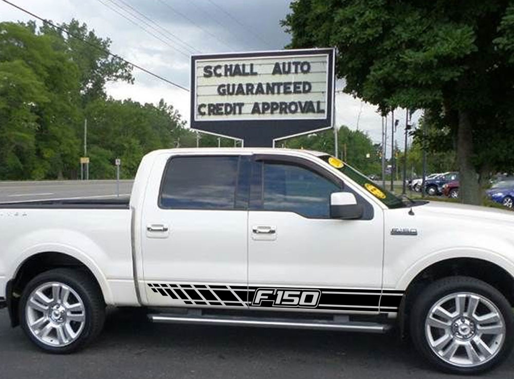 For Raptor F150 side stretch sticker Personality waist line car sticker Ford body sticker_voghion.com