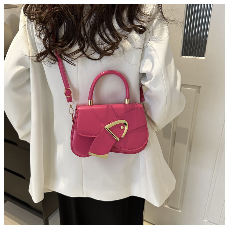 Bolso de Mano Pequeño Cuadrado Versátil de Diseño Moderno y Exclusivo para Mujer, Bolso de Hombro de Alta Calidad Estilo Chanel en Color Sólido, Elegante para 2024
