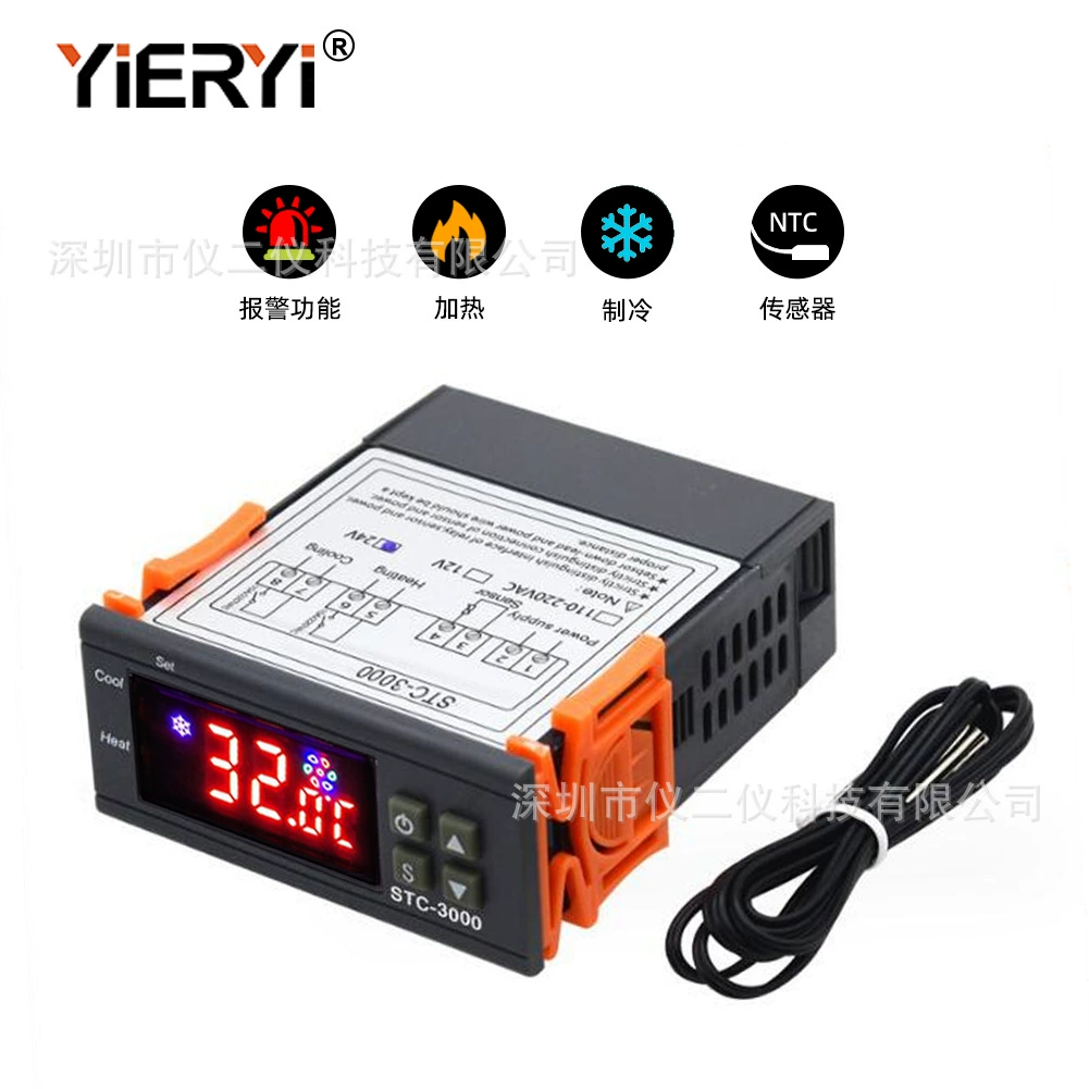 STC-3000 цифровой дисплей термостат аквариумная инкубация охладитель морепродуктов автоматический контроль температуры Микрокомпьютерный регулятор температуры