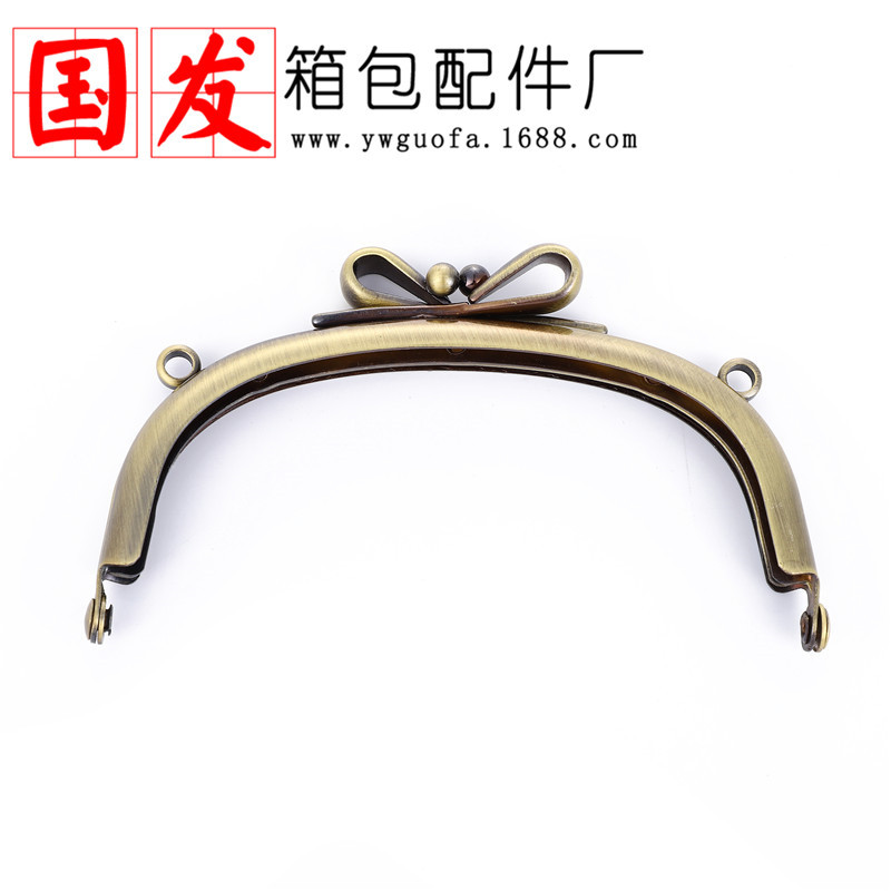 [Nuevo producto] 10.5cm arco, arco liso sin agujeros de oro tamaño de agujero de tornillo de perlas