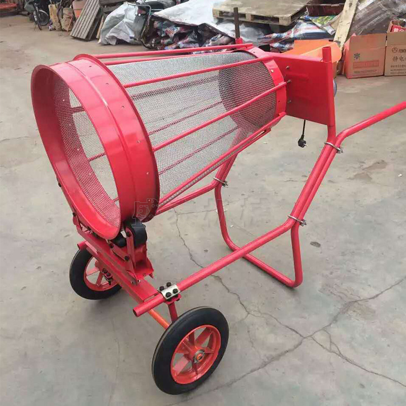 小型建筑砂石滚筒筛沙机  电动小型筛沙机 沙土石子自动分离机