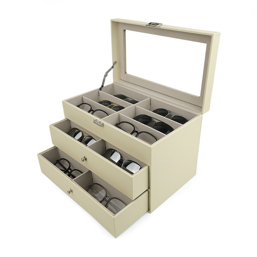 現物天然レトロ木製眼鏡ケース眼鏡収納ケース太陽胡桃木眼鏡包装ケース卸売り