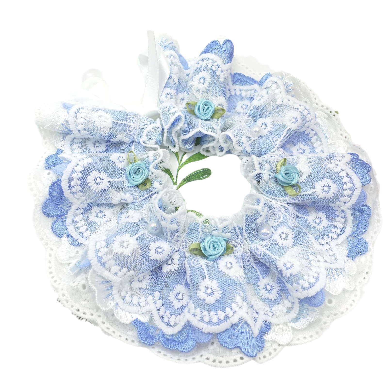 Nuevo lanzamiento de toallas de agua azul, bufandas para gatos, perros grandes y medianos, joyas para mascotas, collares, campanas, corbatas