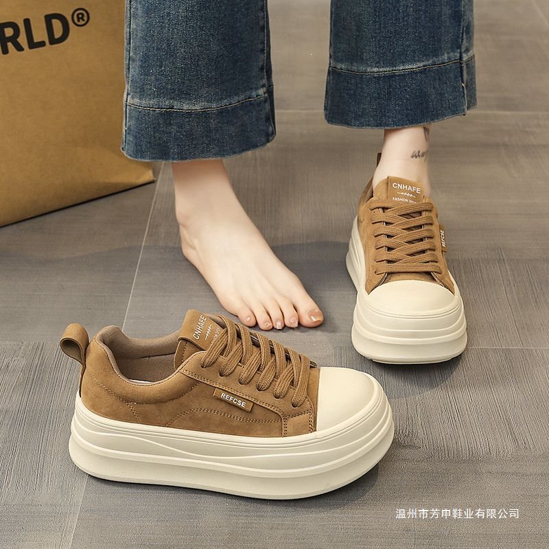 Exported Italian original stock, new model thick-soled lightweight casual shoes, versatile breathable women's sneakers