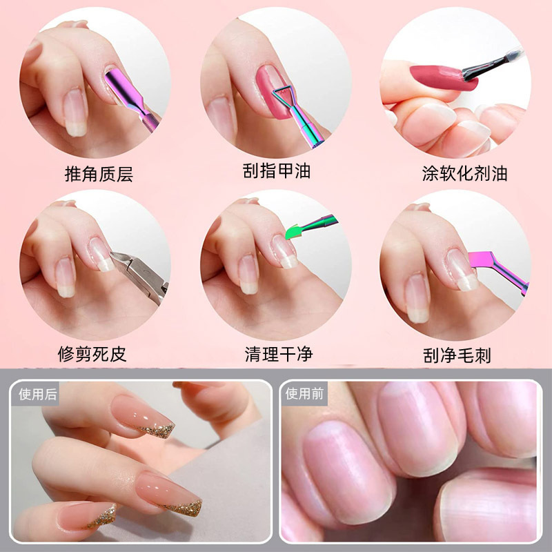 クロスボーダーイージーカット d501 角質はさみ、爪溝ペンチ、ネイルはさみ、チタン角質ペンチ、スチールプッシュネイルグルーリムーバー、ビューティーペンチ|undefined