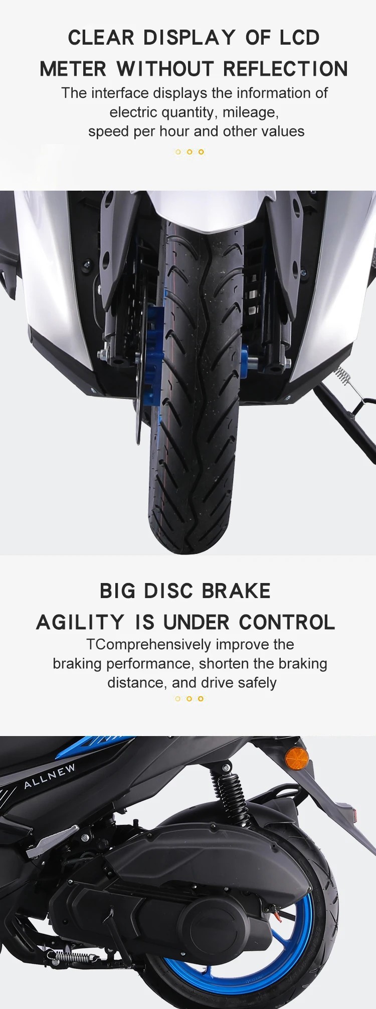 New Year's Best-Selling Nvx Fuel-Powered Motorcycle for Adults, Suitable for Commuting, Two-Wheeled Scooter, Stylish and Cool Street Bike