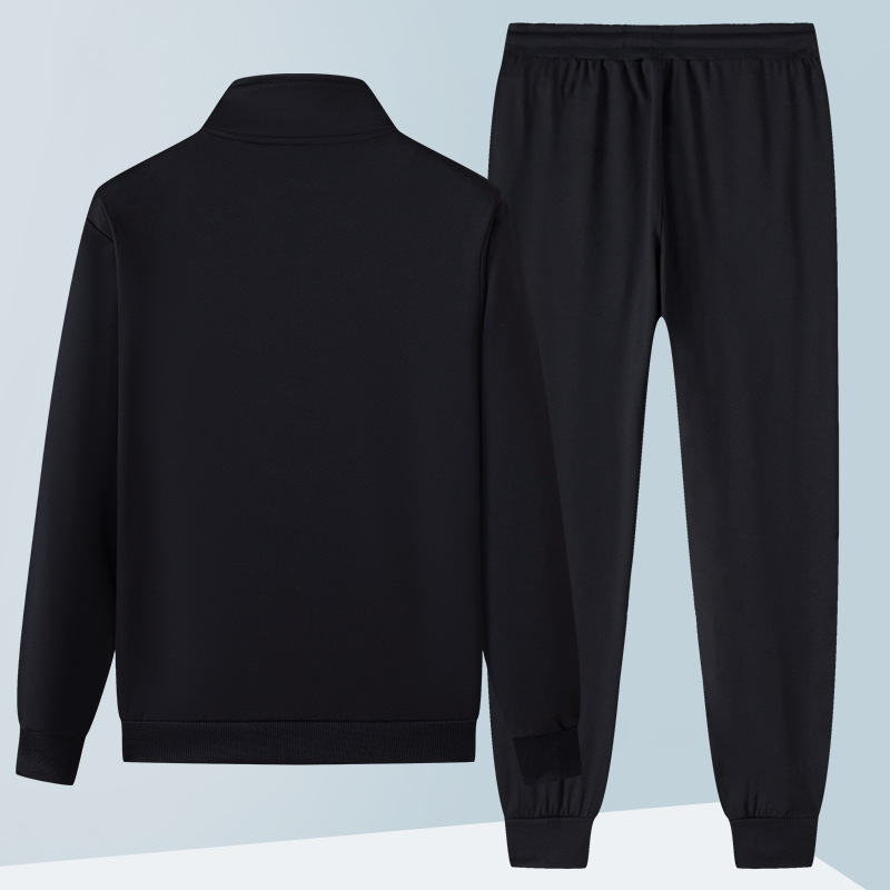 Hombres deportivos ociosos primavera y otoño camisetas de manga larga suéter pantalones largos para hombres 2024 nuevo suéter para hombres un conjunto completo