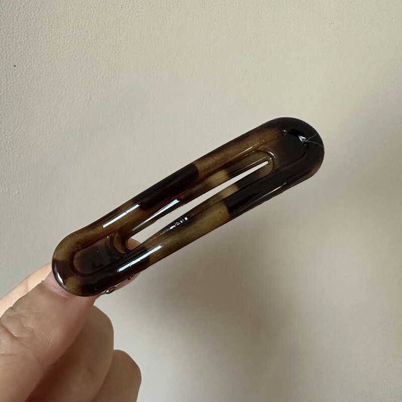 复古气质豹纹发夹新款椭圆边夹侧边鸭嘴夹刘海夹气质百搭发卡发饰|undefined