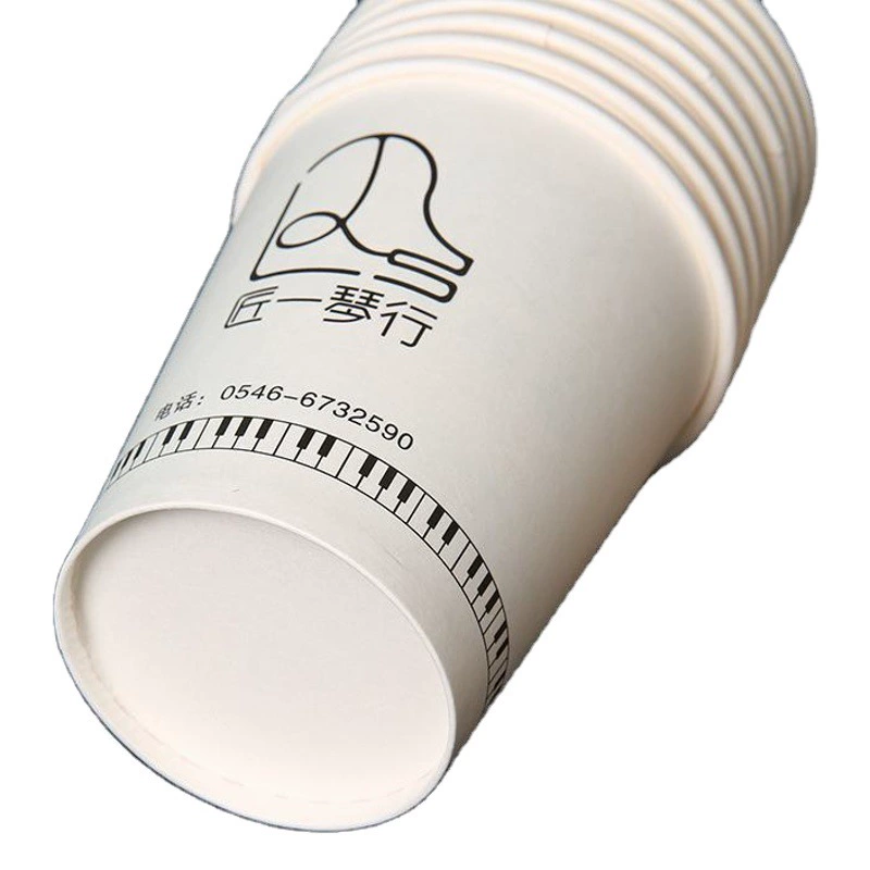 Одноразовые бумажные стаканчики на заказ с хорошим качеством рекламный бумажный стаканчик заказ с логотипом оптом рекламный кофе бумажный стаканчик