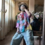 宽松手工新款复古小衫