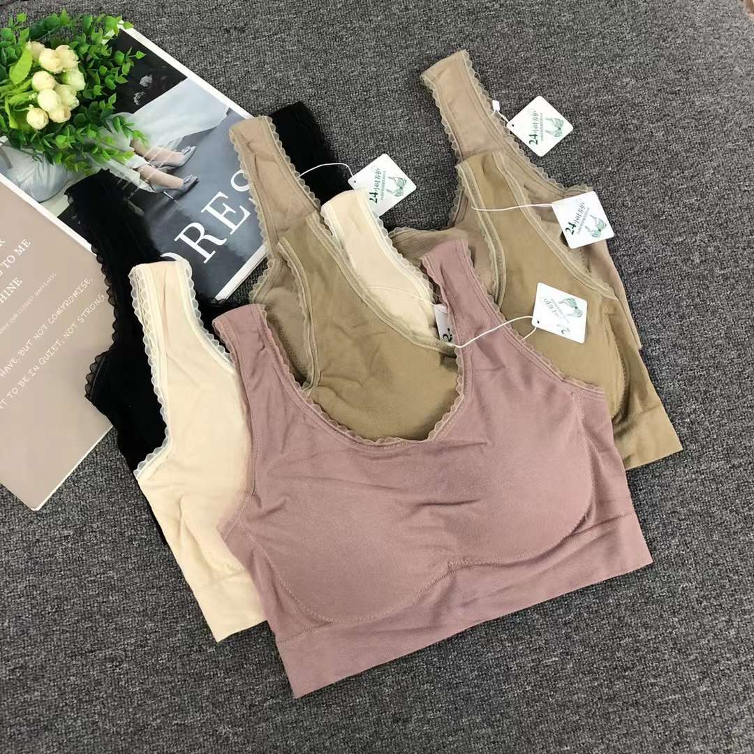 Nueva inconsútil alto elástico belleza de alta calidad las mujeres chaleco inalámbrico yoga sujetador ropa interior deportiva al por mayor