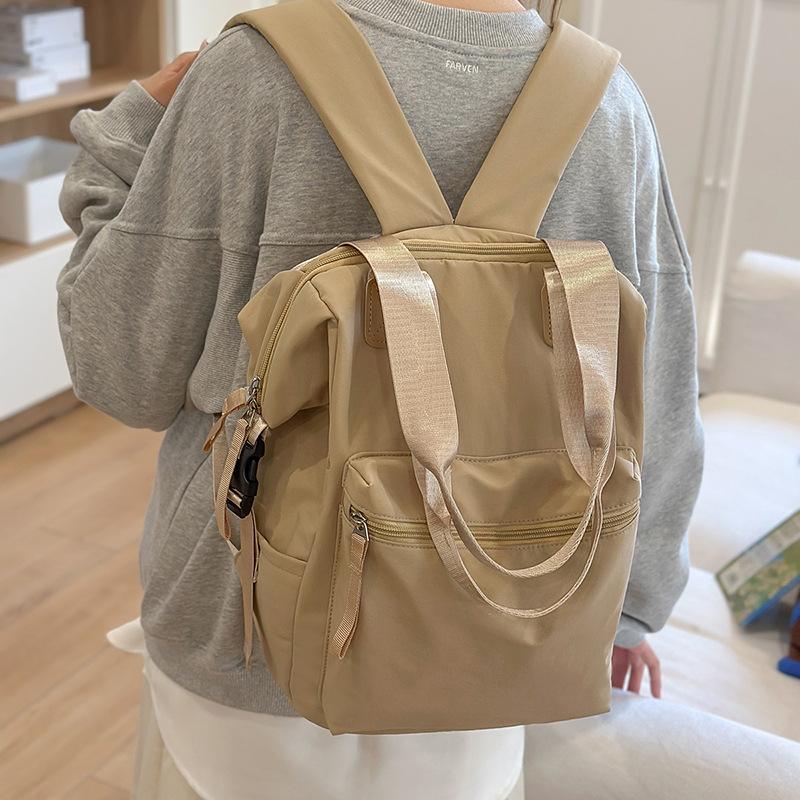 轻便防水布两用包女休闲新款单肩女包大容量双肩包运动旅行包