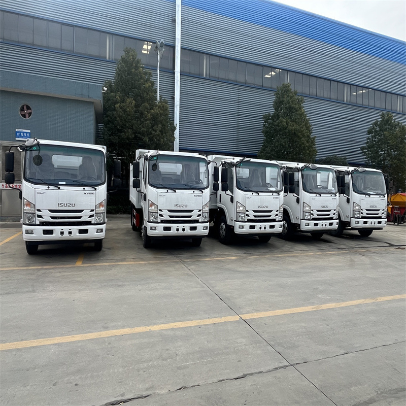 Isuzu 3-Ton Engineering Vehicle Dump Truck 6-Square Dump Transport Truck Isuzu Double-Row Truck Export Right-Hand Drive