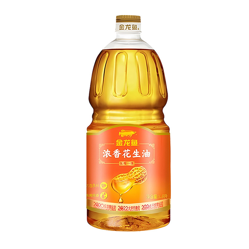 金龍魚濃香落花生油1.8l盤錦米2.5kg圧搾一級厨房調理炒め食用油|undefined