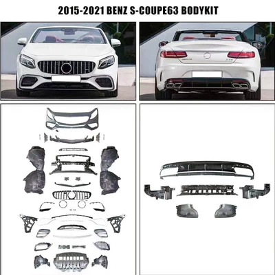 S450 S500 Modified – Big Surrounded - s63-enclosure-complete-set-installed-by-sports-car-does-not-require-replacement-of-rear-bumper