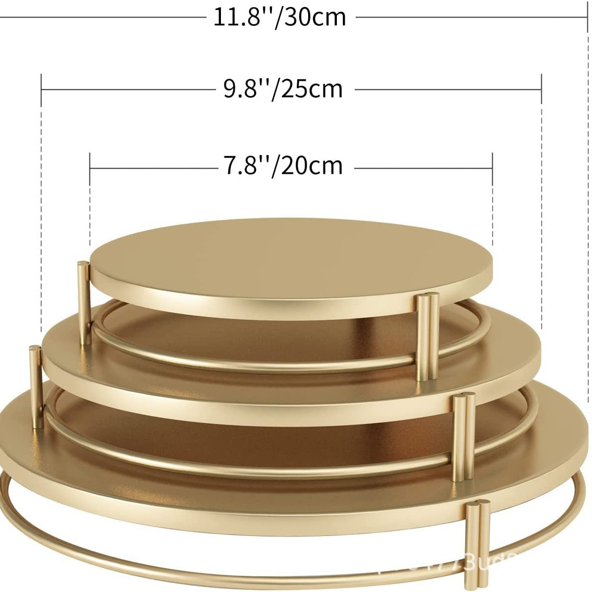 Luz de lujo europeo dorado mesa de postres de boda platos de refrigerio estantes de pastel platos de fruta props de boda platos de pastel al por mayor