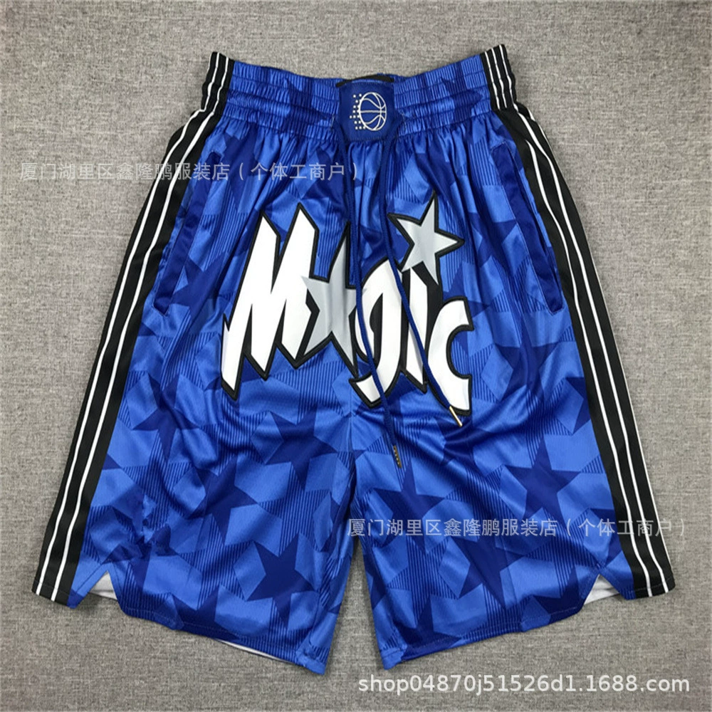 Американские карманные штаны Timberwolves NFL Lakers Clippers Bucks Heat Magic Mavericks Celtics Гортензиевые штаны