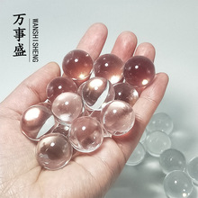 6MM-25MM亚克力透明无孔圆珠实心珠 塑料泡珠儿童玩具配件珠子