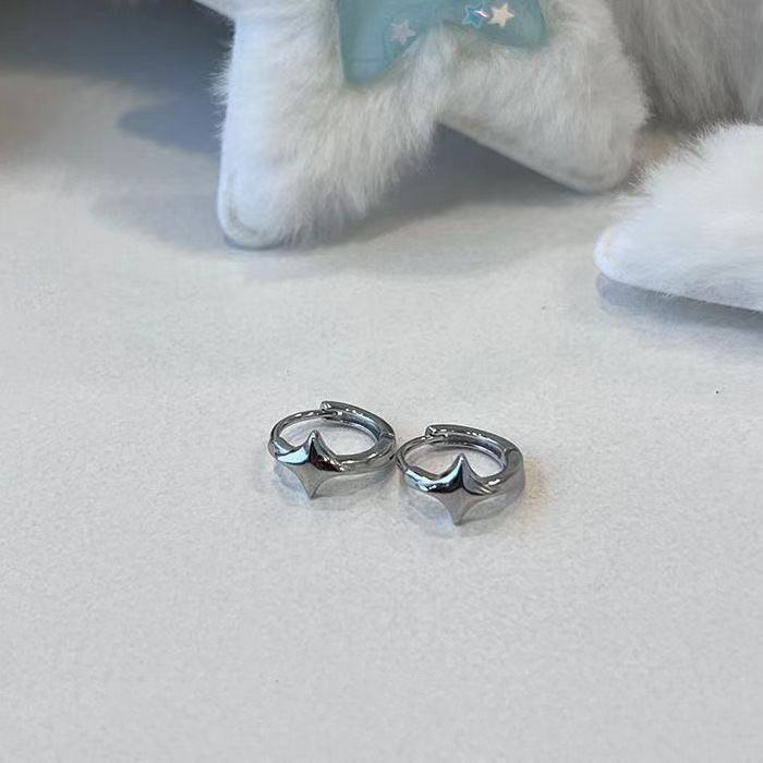 Cerchio per la cura del piercing all'orecchio da uomo, design stellato, da donna, versatile, semplice, non necessita di essere rimosso per dormire._voghion.com