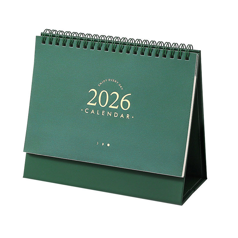 芯陌知2026年基礎台歴シンプルins復古カレンダー学生カード自律計画本デスクトップ振り子|undefined
