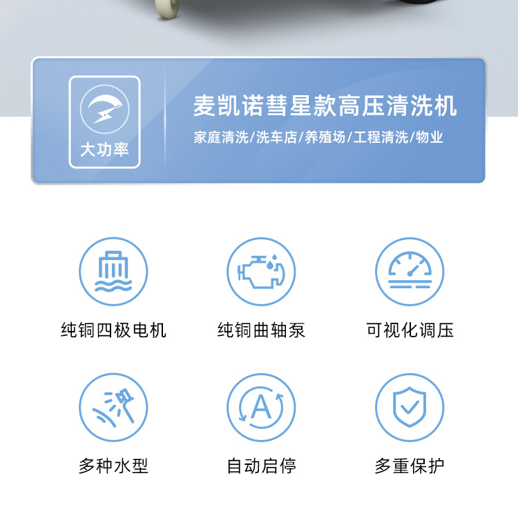 High Pressure Washer Powerful Commercial Industrial Smart Car Washer