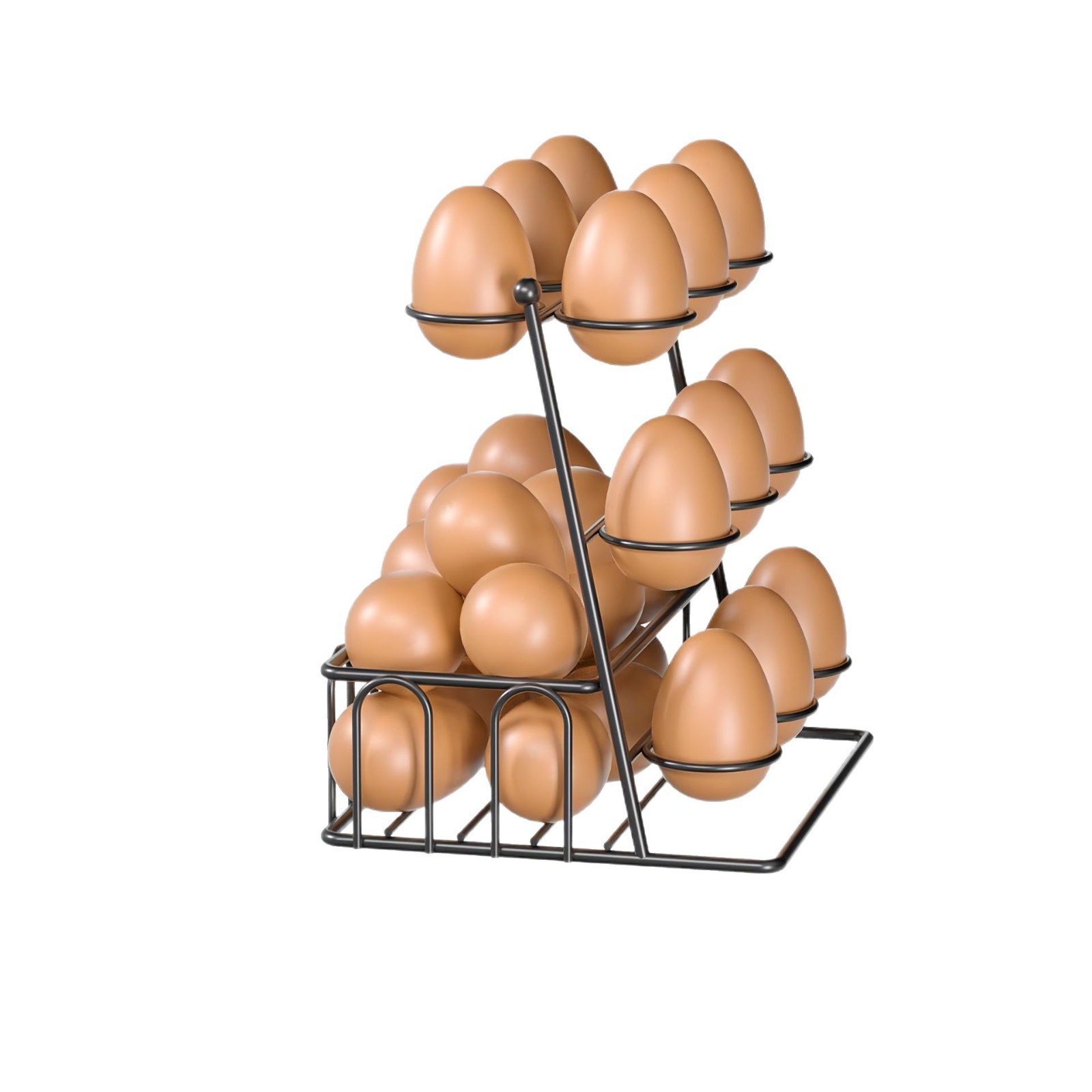 Cross-border breakfast metal iron art food photography props kitchen egg rack egg holder portable storage for home use