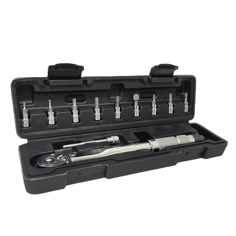 1/4预置式扭力扳手11件套 快脱棘轮扳手 维修可调式扭矩扳手