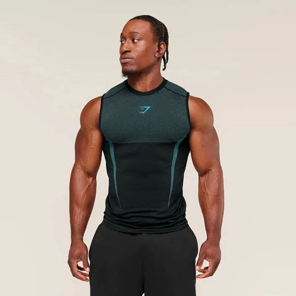 Gym American-style sports outdoor casual quick-dry breathable elastic sleeveless vest for fitness, running, and training for men