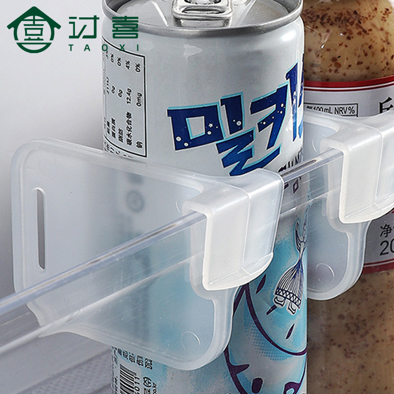 冷蔵庫仕切りクリップ家庭用収納整理仕切り板スナップ式調節可能冷蔵庫仕切り板多機能仕切り板|undefined