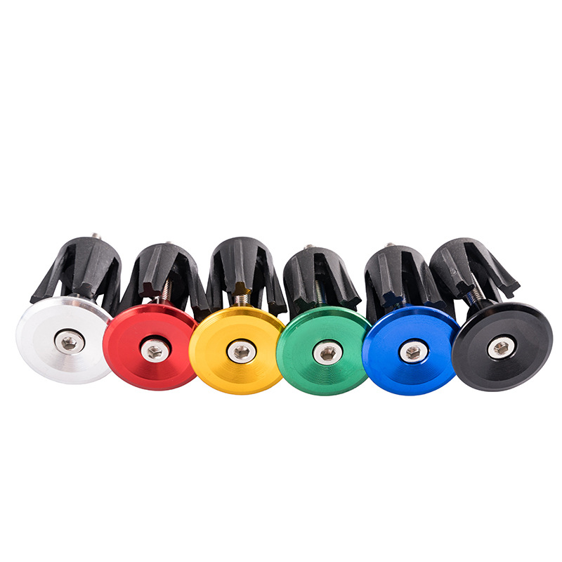 Bicycle aluminum alloy flying sleeve anode colored plug, car handle plug_voghion.com