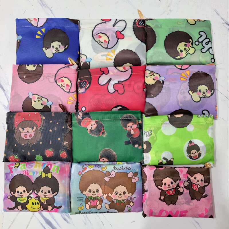 2026 New Large Storage Shopping Bag Waterproof Nylon Bag Supermarket Eco-Friendly Bag Grocery Bag Tote Bag Foldable