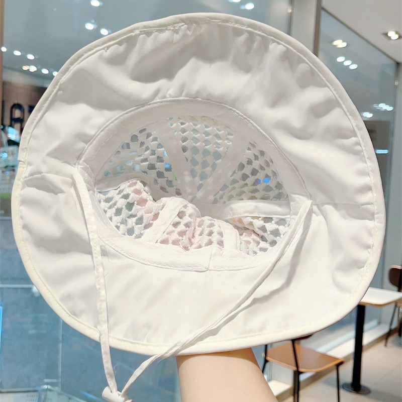 Sombrero de sombra para bebé Sombrero grande de estilo fino de verano Sombrero de protección solar para bebé transpirable Sombrero grande Sombrero de sol para niños lindos