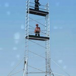 源头工厂 脚手架铝合金移动式 安全耐用稳固灵活配件