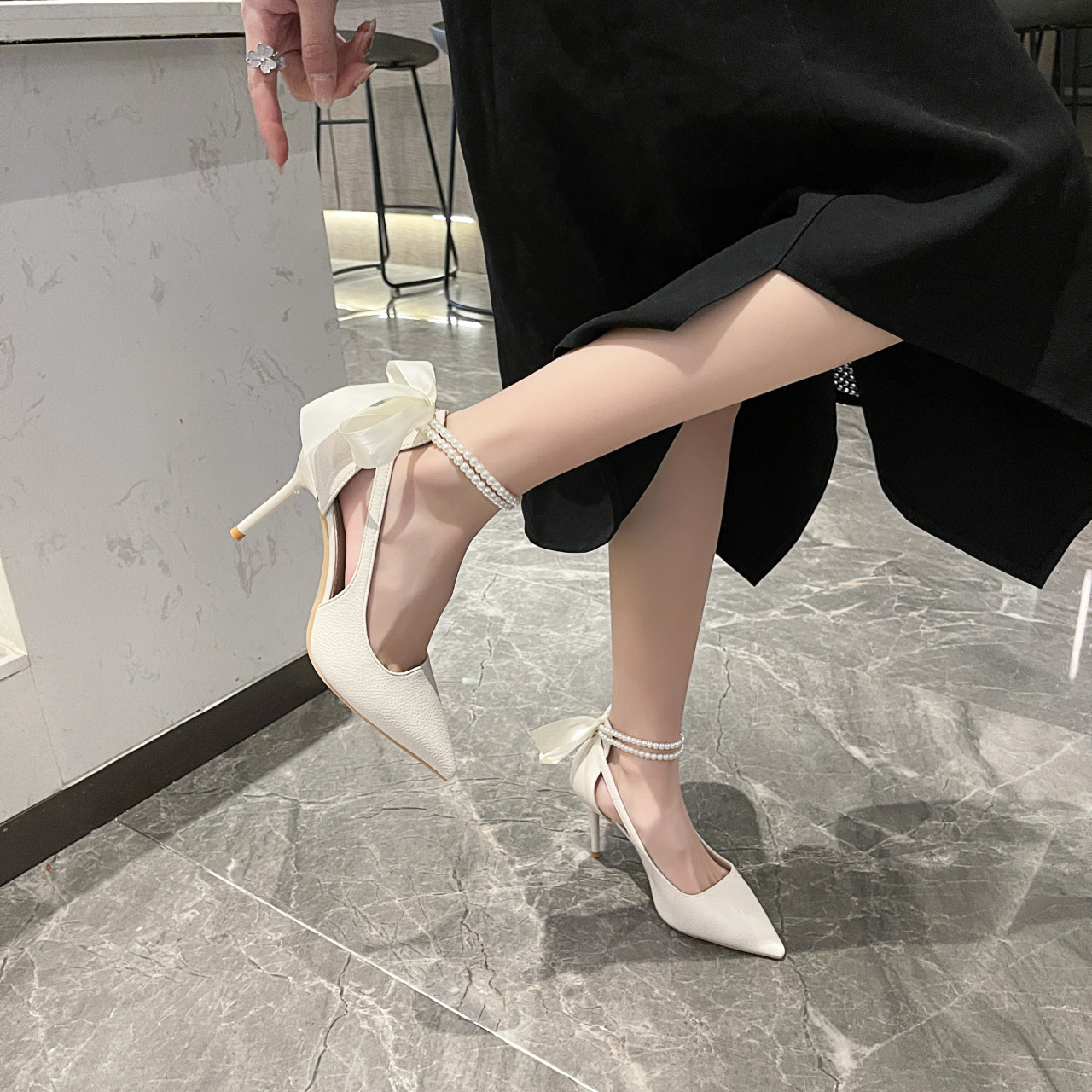 Elegante Spitze Stilettos Für Damen Für Sommer Und Herbst_voghion.com