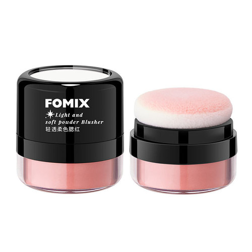 FOMIX Clear Soft Color Lazy Cushion Blush Skin-Friendly Even Skin Color Rouge Powder Long-lasting Color Natural Nude Makeup