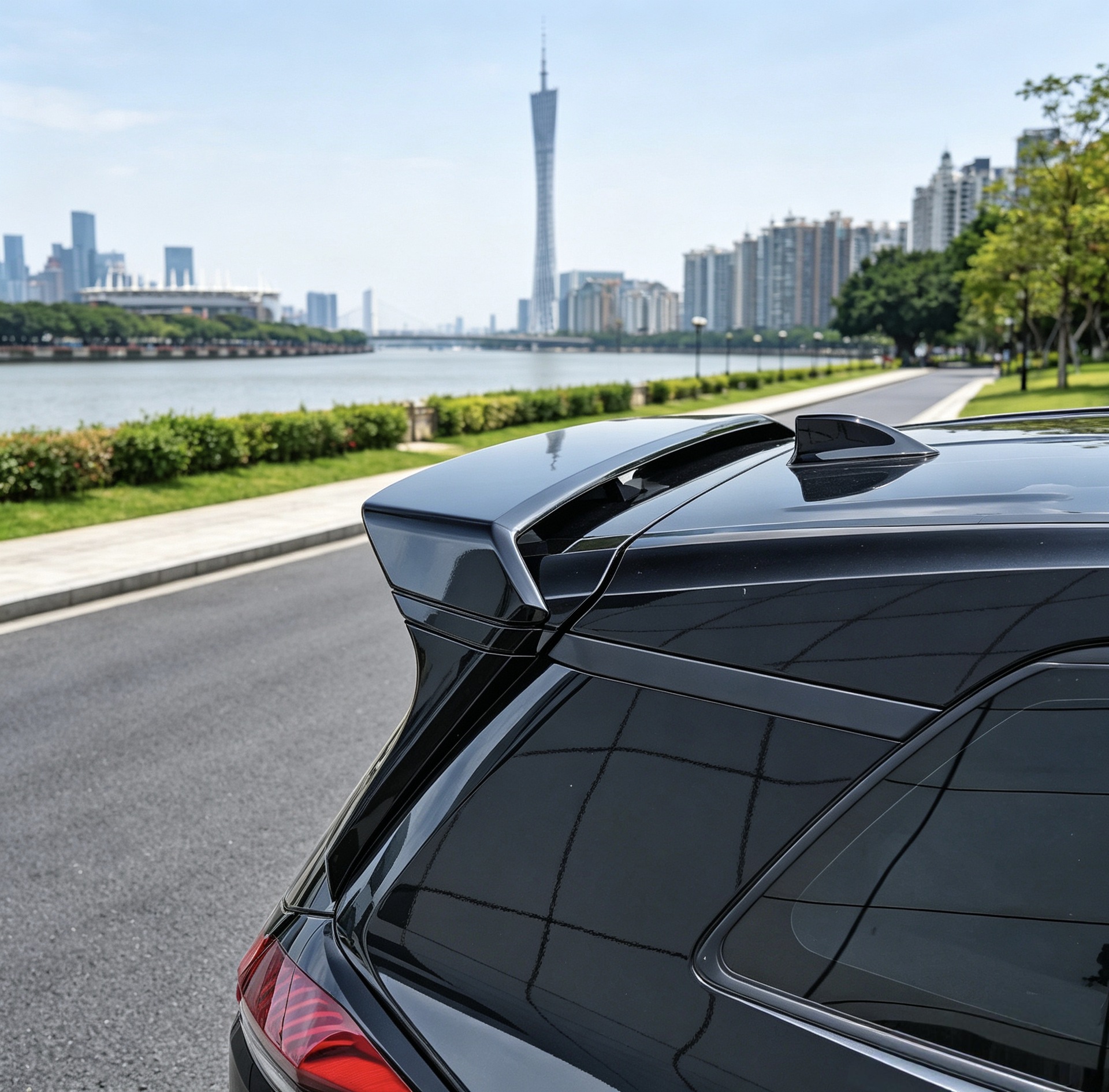 Suitable for 26 Models of Rav4, Rongfang, and Wildlander Modified Front Spoiler, Side Skirts, Rear Bumper, Roof Wing, Rear Diffuser, and Louvered Spoiler