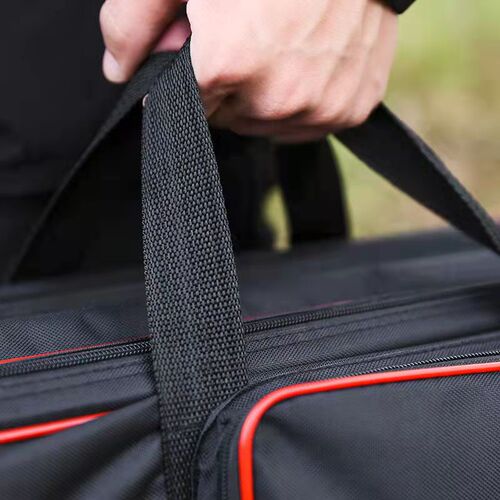Fishing gear bag, large-capacity fishing rod bag, fishing bag, multi-functional thickened fishing rod bag, fish bag, big belly bag, lightweight fishing gear bag