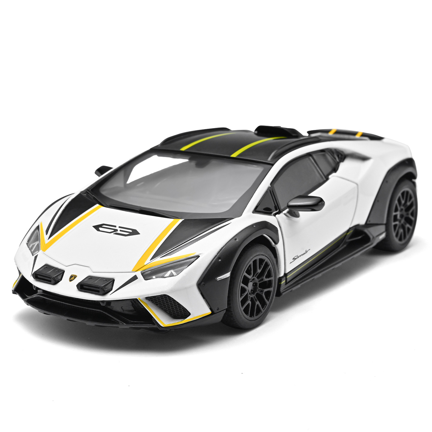 La versión original autoriza 1: 32 Lamborghini Mavericks Alloy car Lighting back Power car zhongkong exquisita decoración de tendencia