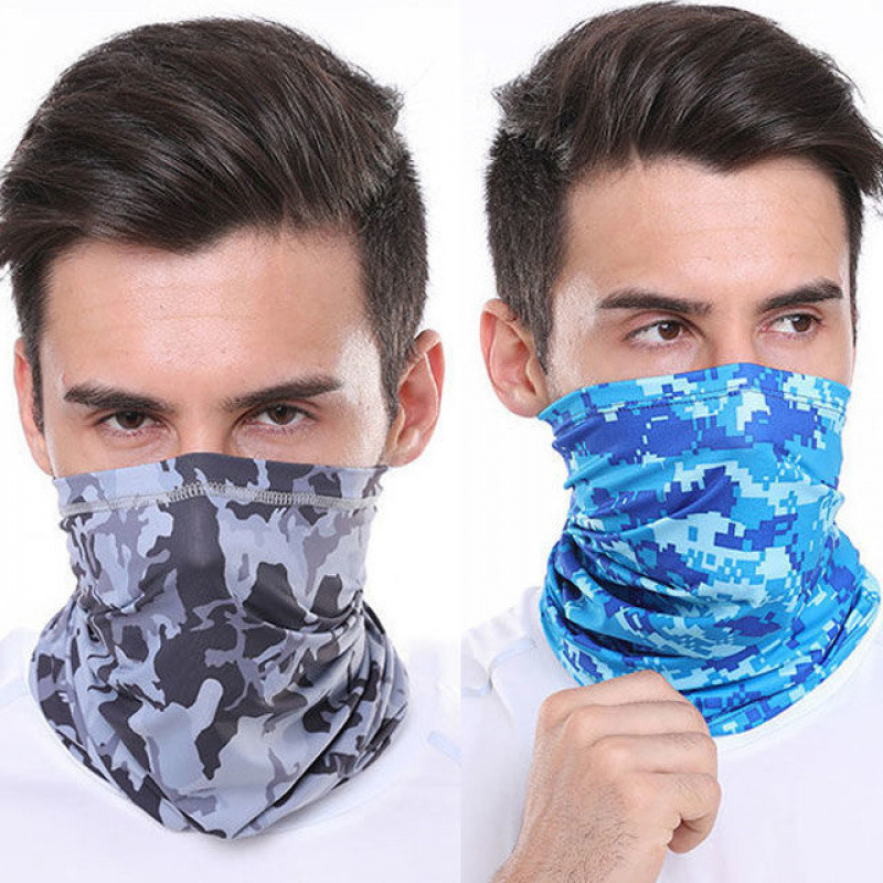 Hielo seda turbante mágico de verano deportivo al aire libre para hombres y mujeres cuello pañuelo de bicicleta máscara de pesca cuello delgado comercio exterior