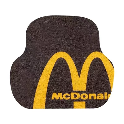 Avtomobil döşəmə paspasları | to Size, Suitable for Car Interiors - black-maimai-silk-circle-rear-foot-pad-1-piece-rear-floor-mats-silk-loop