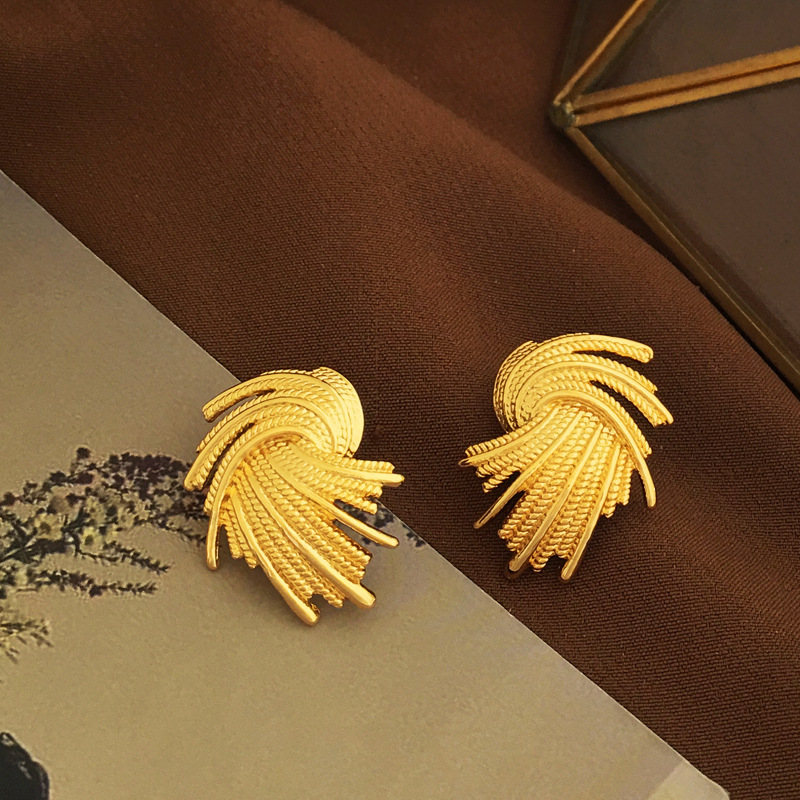 Fashion Geometric Copper Earrings Plating Copper Earrings