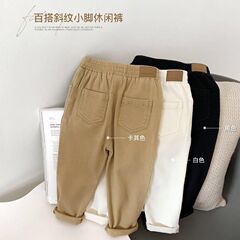 春の新型子供用スポーツズボン男児春秋カジュアルズボン
