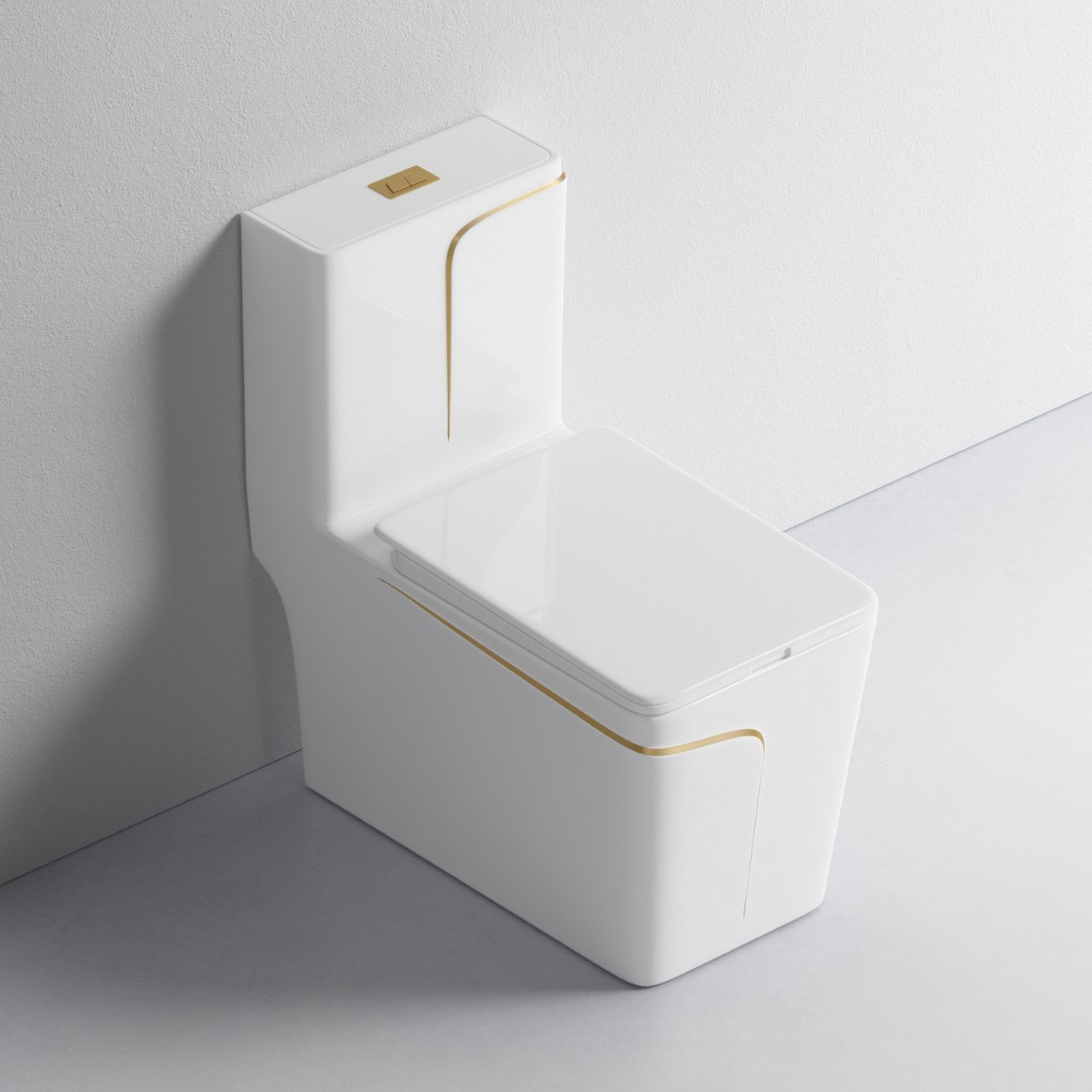 Inodoros de cerámica coloridos para el hogar, para exportación, modelos populares con opciones de montaje en suelo y pared.