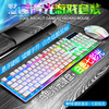 Keyboard, mouse, set, gaming laptop suitable for games, punk style